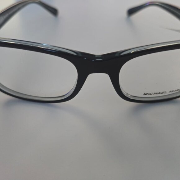 Michael Kors- Women's Black Rectangular Opticals - Picture 1 of 8